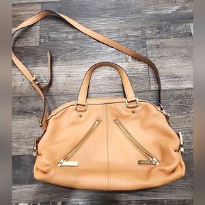 Mk Leather Tan Shoulder/Handbag